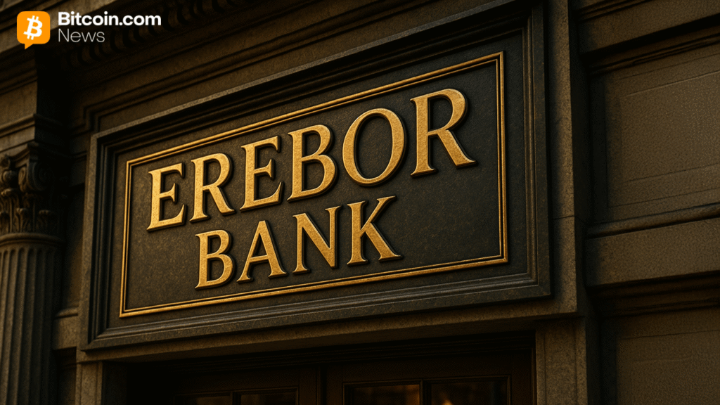 Erebor Bank Wins US Green Light for Crypto and AI Startups: Report Erebor Bank Wins US Green Light for Crypto and AI Startups: Report