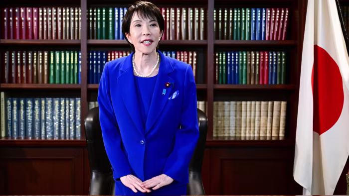 Japanese stocks soar and yen weakens after Sanae Takaichi wins ruling party race Japanese stocks soar and yen weakens after Sanae Takaichi wins ruling party race