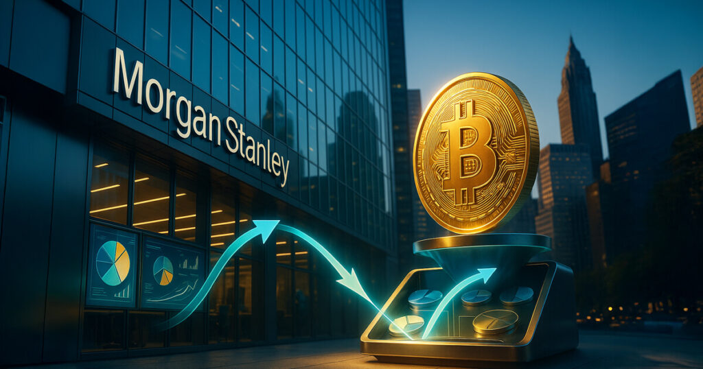 Morgan Stanley’s new investment guidance could channel up to B into Bitcoin Morgan Stanley’s new investment guidance could channel up to B into Bitcoin