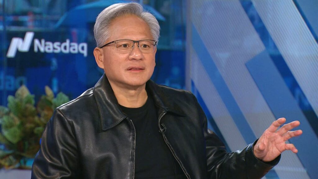 Nvidia shares rise after CEO Huang says AI computing demand is up ‘substantially’ Nvidia shares rise after CEO Huang says AI computing demand is up ‘substantially’