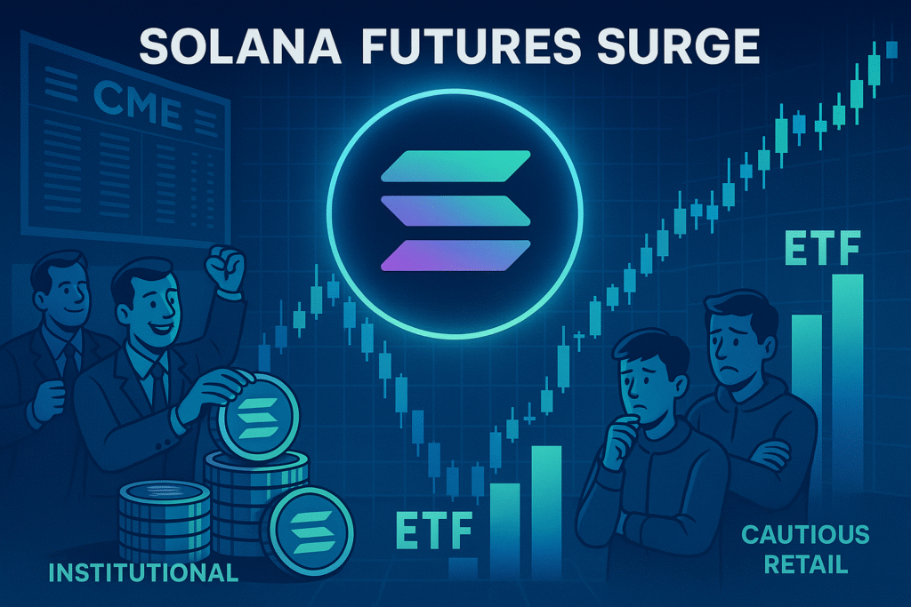 Solana futures surge as institutions drive open interest to record highs Solana futures surge as institutions drive open interest to record highs